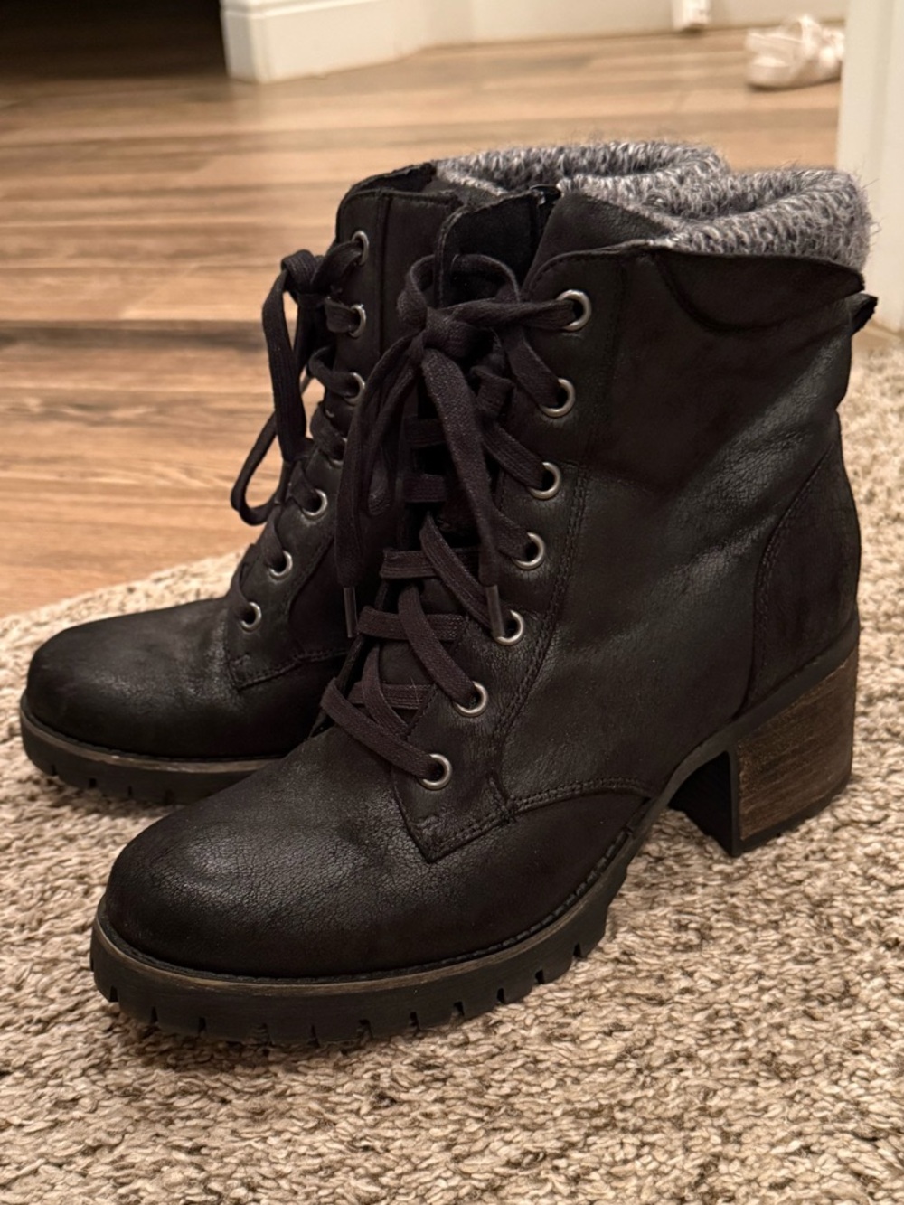 Carlos by Carlos Santana lace up side zipper boot